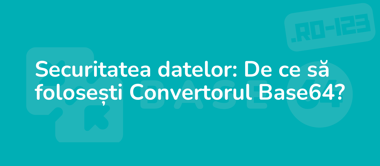 secure data illustration of base64 converter usage depicting data protection with a modern design and vibrant colors